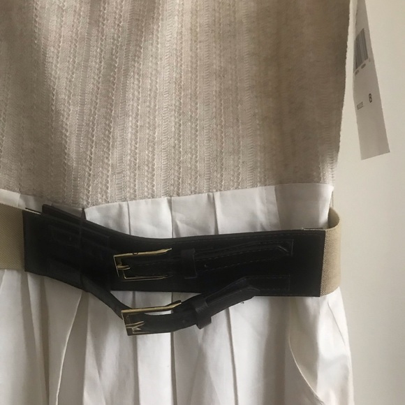 Ellen Tracy dress - white and beige - Picture 3 of 3